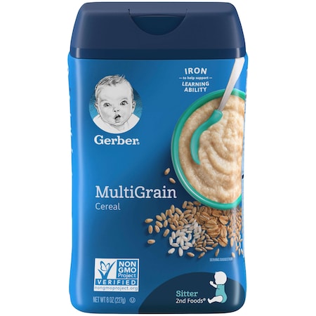 Gerber Gerber Multigrain Cereal Multipack 8 oz., PK6 10015000070035